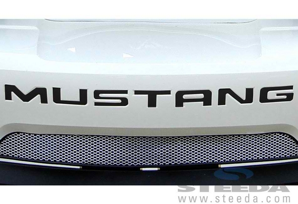 Steeda Mustang Rear Bumper Insert Decal - Black (94-98)